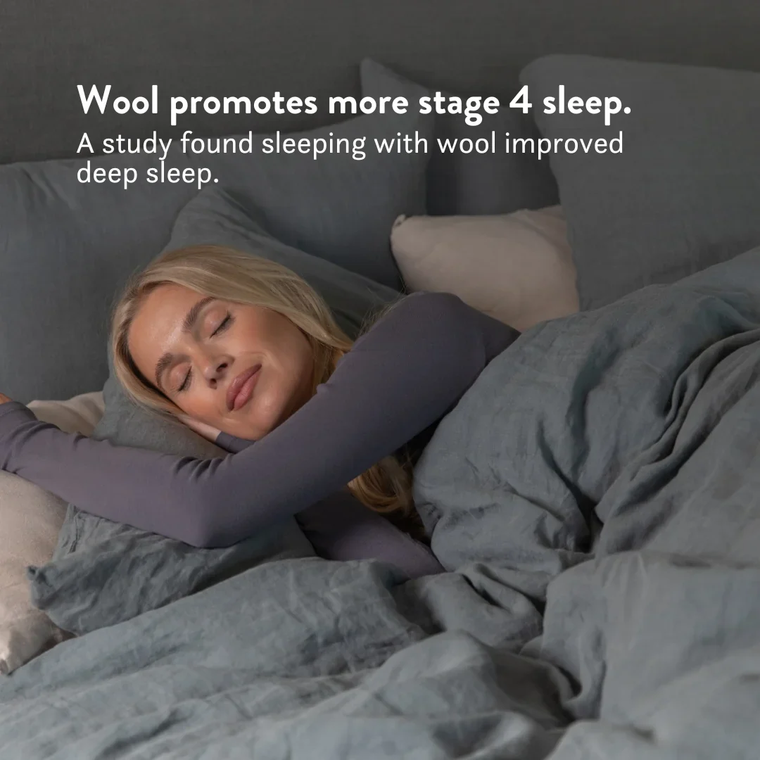 Contour Wool Pillow & Wool Duvet Set - Bundle - Image 6
