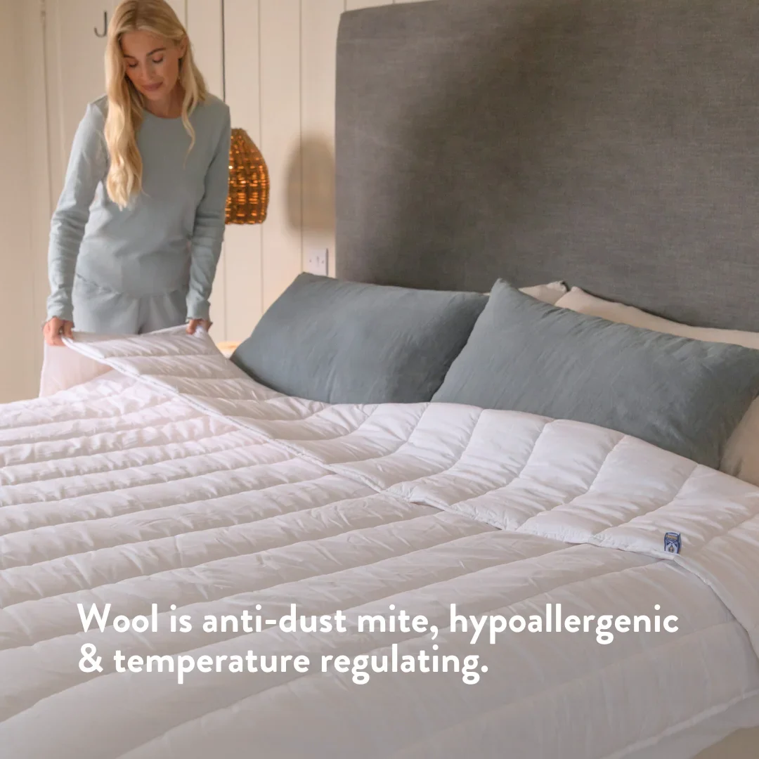 British Wool Duvet & Pillow Set - 100% cotton Bundle - Image 4